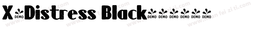 X_Distress Black字体转换